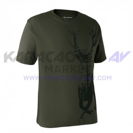 DEERHUNTER T-shirt Geyik Desenli 