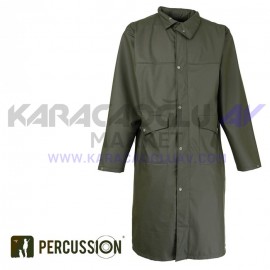 D. PERCUSSION Treesco Manteau Long Coat Haki