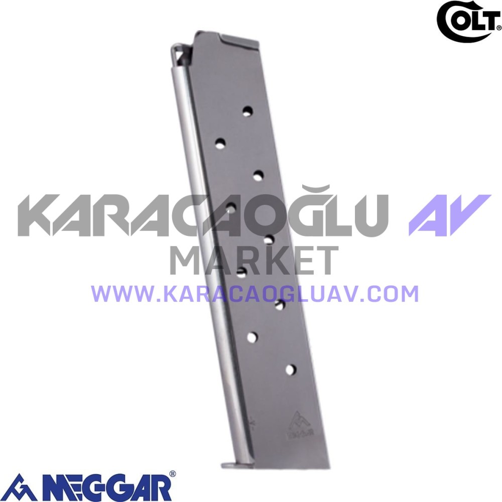 MEC-GAR Colt 1911 .45 ACP 11RD HT Nikel Şarjör