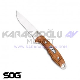 SOG HT022L Huntspoint Ahşap Saplı Avcı Bıçağı