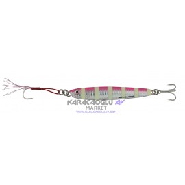 Savage gear 3D Slim Minnow Jig Suni Yem Pink Glow Zebra