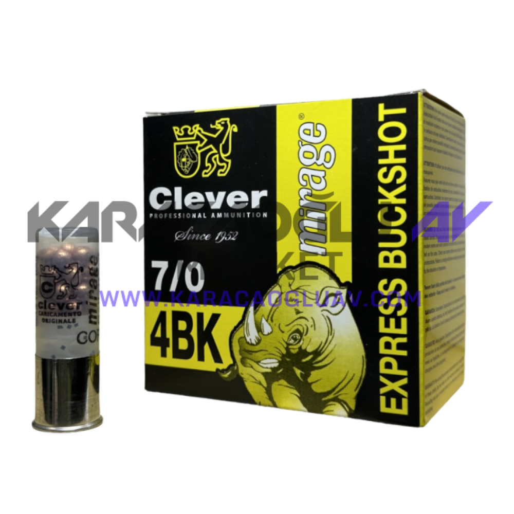 MİRAGE CLEVER 4BK EXPRESS BUCKSHOT 38 GR 07