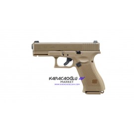 Glock 19X Desert Blowback 6 mm Airsoft Tabanca (Green Gas)