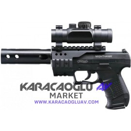 Walther Nighthawk  4.5 mm Tactical Havalı Tabanca