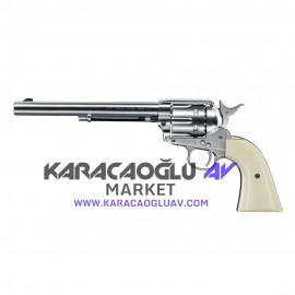 Colt SAA .45 7,5 '' 4,5 mm Nikel Havalı Tabanca